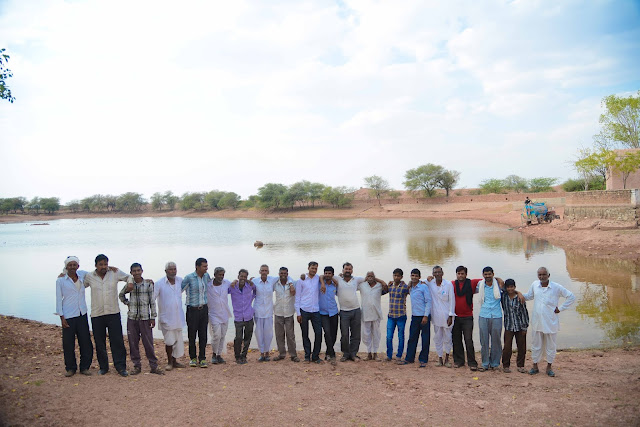 Community participation in pond restoration in Rajasthan